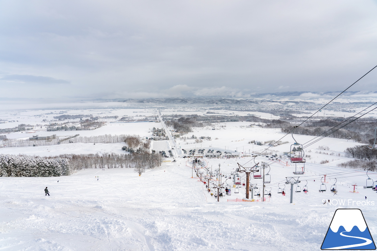 北長沼スキー場｜晴天＋粉雪＝最高！素晴らしいコンディションで、2月がスタート(^^)/